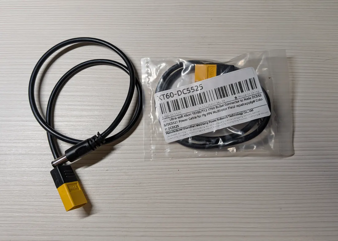 кабель живлення DC–XT60